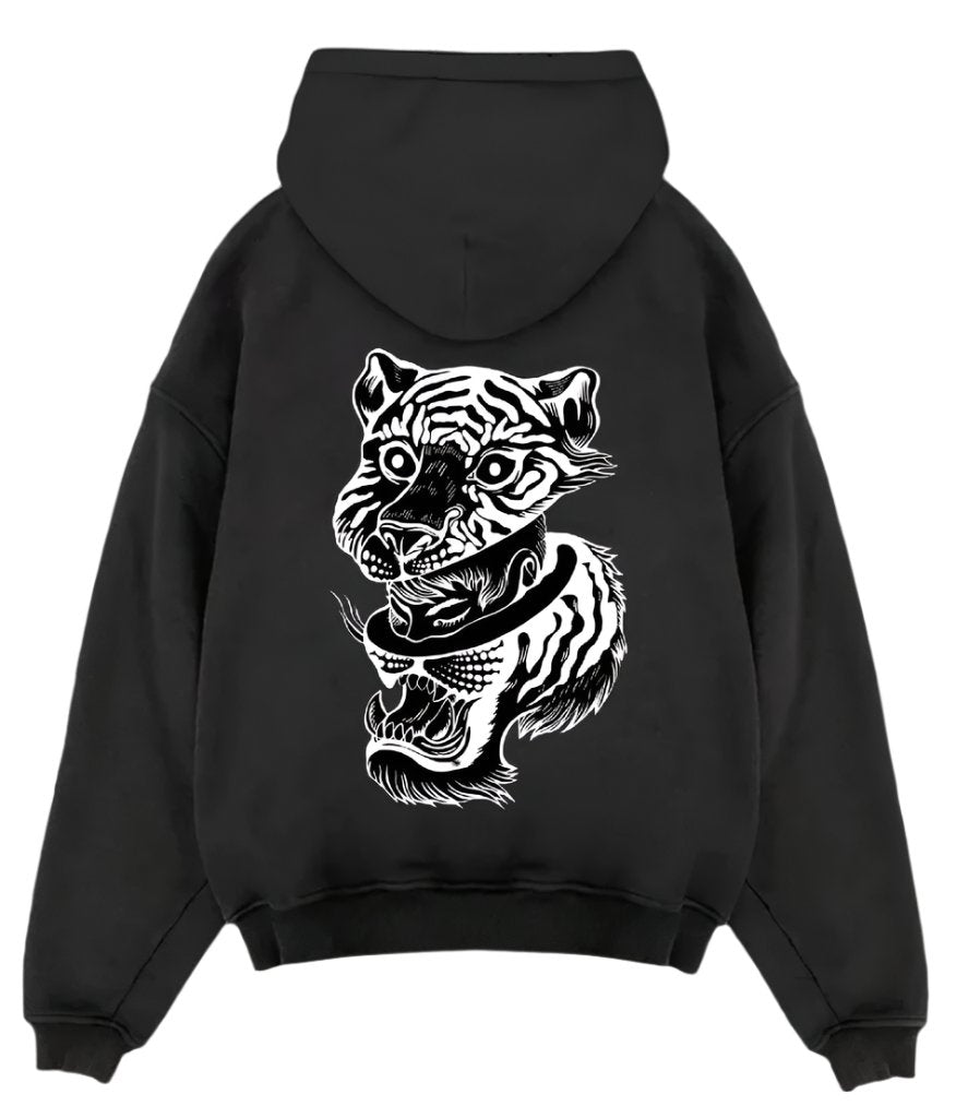 DETACHED TIGER HOODIE INVERTED